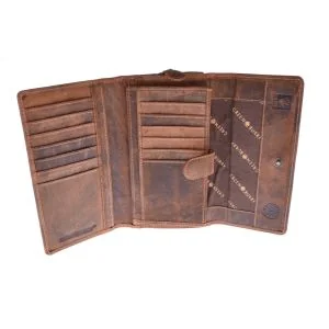 GreenBurry Clutch Lommebok Vintage skinn