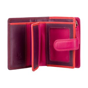 Visconti Bali Lommebok Plum Multi