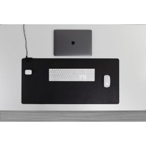 Taskpad - Deskpad Skrivebordsmatte med Trådløs lader til mobil