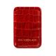 GoldBlack iPhone MagSafe Wallet Skinn Red Croco